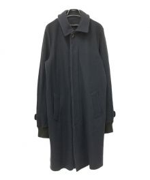 sacai（サカイ）の古着「ウールリブコート」｜ネイビー