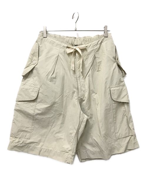 J.S HOMESTEAD（ジャーナルスタンダード ホームステッド）J.S HOMESTEAD (ジャーナルスタンダード ホームステッド) N/C ECW CARGO SHORTS アイボリー サイズ:Mの古着・服飾アイテム