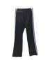 Needles (ニードルズ) Track Pant - C/PE Velour ブラック×パープル サイズ:XS：12800円