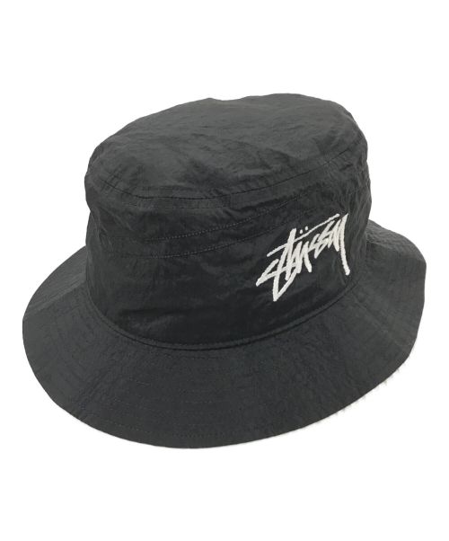 NIKE（ナイキ）NIKE (ナイキ) stussy (ステューシー) BUCKET HAT ブラック サイズ:下記参照の古着・服飾アイテム