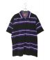 SUPREME（シュプリーム）の古着「Stripe Velour Polo」｜パープル