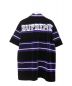 SUPREME (シュプリーム) Stripe Velour Polo パープル サイズ:M：10800円