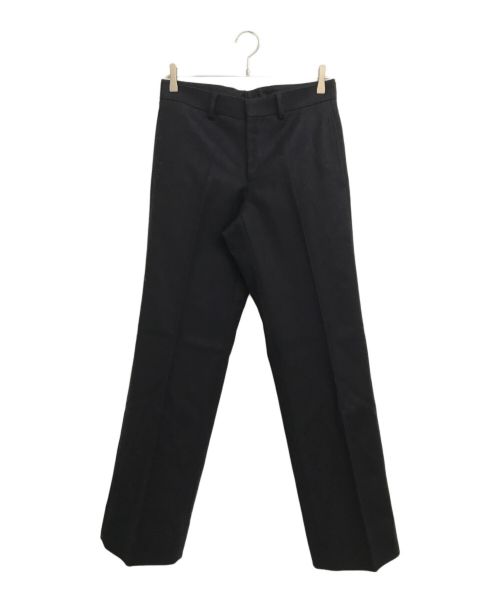 COMOLI（コモリ）COMOLI (コモリ) LIGHT MELTON PIPED STEM PANTS ネイビー サイズ:2 未使用品の古着・服飾アイテム