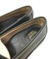 中古・古着 G.H.BASS (ジーエイチバス) WEEJUNS PENNY LOAFER ホワイト×ブラック サイズ:42 1/2：12000円