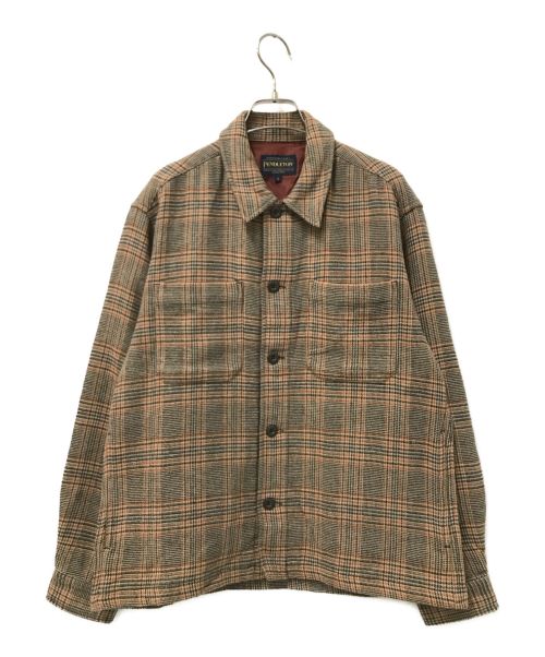 PENDLETON（ペンドルトン）PENDLETON (ペンドルトン) CPO SHIRTS JACKET ブラウン サイズ:Sの古着・服飾アイテム