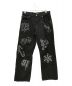 X-LARGE（エクストララージ）の古着「GRAFFITI DENIM PANTS」｜ブラック