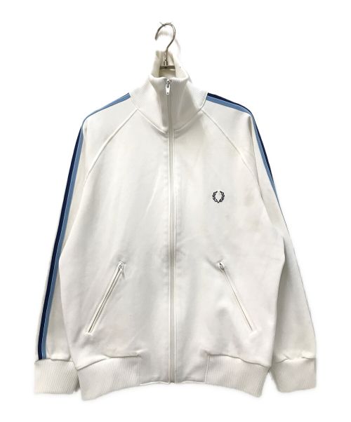 FRED PERRY（フレッドペリー）FRED PERRY (フレッドペリー) トラックジャケット ホワイト サイズ:Lの古着・服飾アイテム