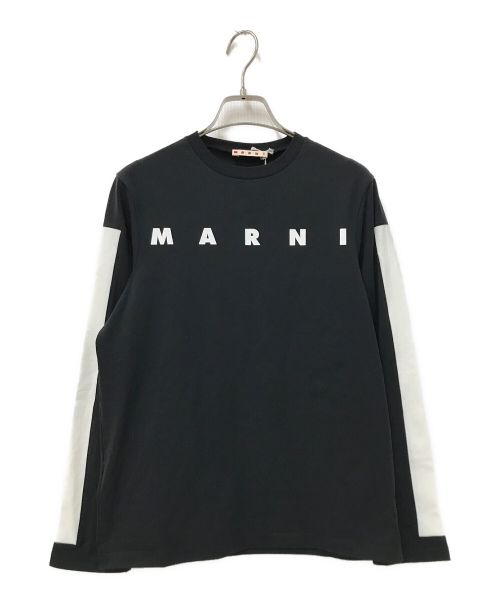 MARNI（マルニ）MARNI (マルニ) ロゴカットソー ブラック サイズ:14 未使用品の古着・服飾アイテム