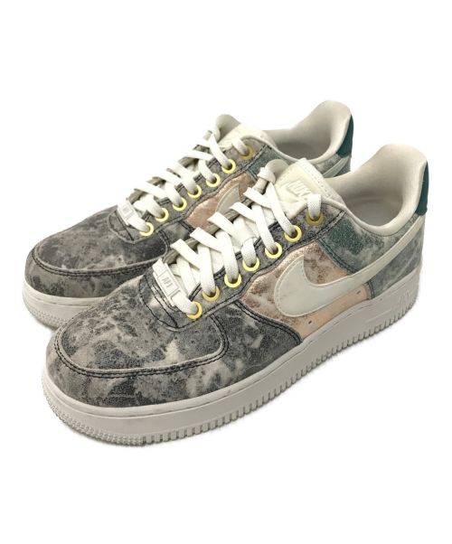 NIKE（ナイキ）NIKE (ナイキ) AIR FORCE1 LOW グリーン×グレー サイズ:24.5cmの古着・服飾アイテム