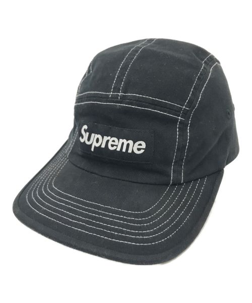 SUPREME（シュプリーム）SUPREME (シュプリーム) field camp cap ブラック サイズ:下記参照の古着・服飾アイテム