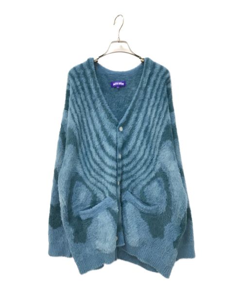 FUCKING AWESOME（ファッキンオーサム）FUCKING AWESOME (ファッキンオーサム) ACID HAIRY CARDIGAN ブルー サイズ:Lの古着・服飾アイテム