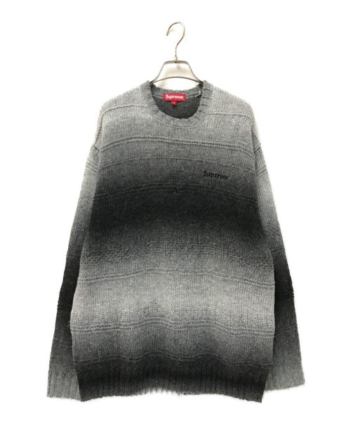 SUPREME（シュプリーム）SUPREME (シュプリーム) Gradient Stripe Sweater グレー サイズ:Sの古着・服飾アイテム