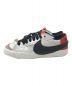 NIKE (ナイキ) W BLAZER LOW 77 ホワイト×オレンジ サイズ:25.5cm：5000円