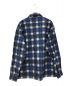 Schott (ショット) LS OMBRE NEL SHIRT ブルー サイズ:L 未使用品：7000円