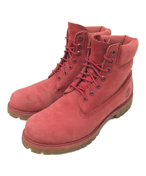 Timberland（ティンバーランド）Timberland (ティンバーランド) 6inch PREMIUM BOOT レッド サイズ:9の古着・服飾アイテム