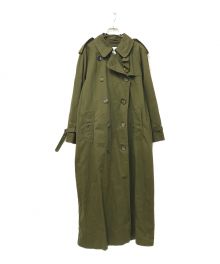 good work clothes（グッドワーククロウズ）の古着「ロングトレンチコート」｜カーキ