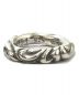 CHROME HEARTS (クロムハーツ) SCROLL BAND RING サイズ:下記参照：35000円