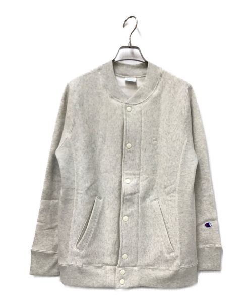 Champion REVERSE WEAVE（チャンピオン リバース ウィーブ）Champion REVERSE WEAVE (チャンピオンリバースウィーブ) REVERSE WEAVE SNAP CARDIGAN グレー サイズ:S 未使用品の古着・服飾アイテム