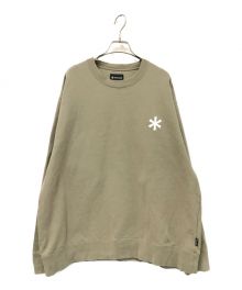 Snow peak×JOURNAL STANDARD（スノーピーク×ジャーナル スタンダード）の古着「ロゴスウェット」｜ベージュ