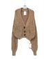 HER LIP TO（ハーリップトゥ）の古着「Fuzzy Cable Knit Cardigan」｜ベージュ