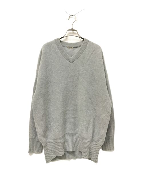 L'appartement（アパルトモン）L'appartement (アパルトモン) Middle Gauze V/N Knit グレー サイズ:下記参照の古着・服飾アイテム