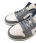 中古・古着 NIKE (ナイキ) WMNS AIR JORDAN 1 LOW ホワイト×ブルー サイズ:22.5：8000円