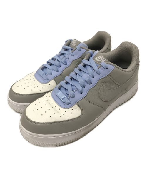 NIKE（ナイキ）NIKE (ナイキ) BY YOU AIR FORCE1 LOW ブルー×グレー サイズ:28.0cmの古着・服飾アイテム