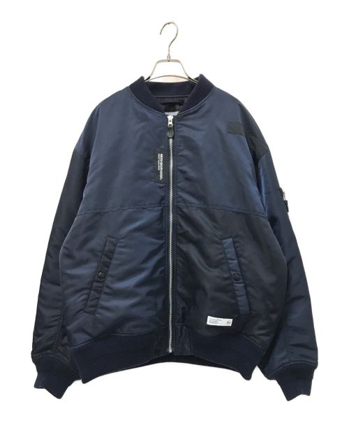 NEIGHBORHOOD（ネイバーフッド）NEIGHBORHOOD (ネイバーフッド) MA-1 FLIGHT JACKET ネイビー サイズ:Lの古着・服飾アイテム