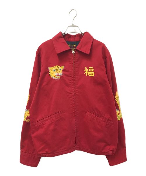 東洋エンタープライズ（トウヨウエンタープライズ）東洋エンタープライズ (トウヨウエンタープライズ) VEITNUM JACKET レッド サイズ:Mの古着・服飾アイテム