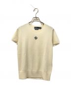 POLO RALPH LAURENポロ・ラルフローレン）の古着「モノグラムカシミヤセーターTシャツ」｜アイボリー