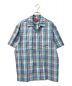 SUPREME（シュプリーム）の古着「Metallic Plaid S/S Shirt」｜ブルー