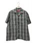 SUPREME（シュプリーム）の古着「Metallic Plaid S/S Shirt」｜ブラック