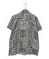 Engineered Garments（エンジニアド ガーメンツ）の古着「Camp Shirt Afgan Print」｜ブラック×ホワイト