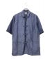 STEVEN ALAN（スティーブンアラン）の古着「CHAMB STRIPE CHINA SHIRT」｜ブルー