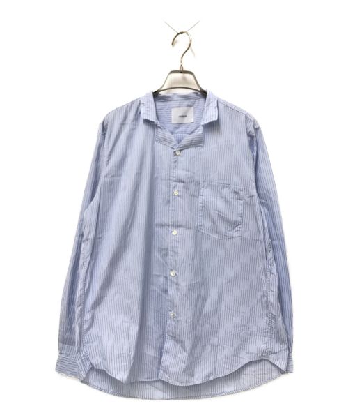 nuterm（ニュータム）nuterm (ニュータム) カットカラーシャツ ブルー サイズ:Sの古着・服飾アイテム