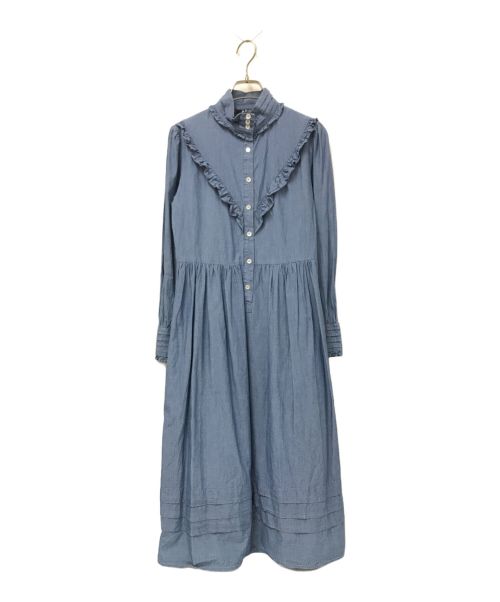 A.P.C.（アーペーセー）A.P.C. (アーペーセー) シャツワンピース インディゴ サイズ:34の古着・服飾アイテム