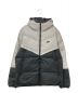 NIKE（ナイキ）の古着「Stay Warmblock Reflective Casual hooded down Jacket」｜グレー×ブラック