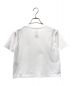 HYKE (ハイク) CROPPED SHORT-SLV TEE ホワイト サイズ:M 未使用品：5000円