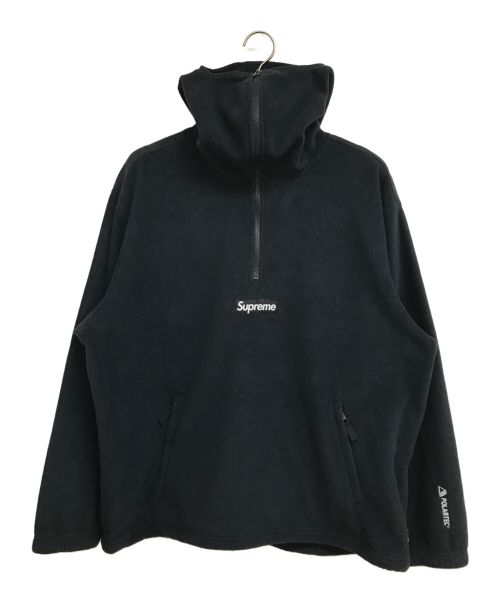 SUPREME（シュプリーム）SUPREME (シュプリーム) FACEMASK HALF ZIP HOODED SWEATSHIRT ブラック サイズ:XLの古着・服飾アイテム