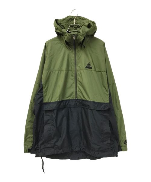 NIKE ACG（ナイキエージーシー）NIKE ACG (ナイキエージーシー) 90'sアノラックパーカー カーキ サイズ:Ｍの古着・服飾アイテム