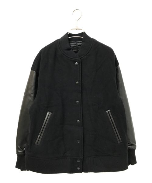 Spick and Span（スピックアンドスパン）Spick and Span (スピックアンドスパン) スタジアムジャンパー ブラック サイズ:36の古着・服飾アイテム