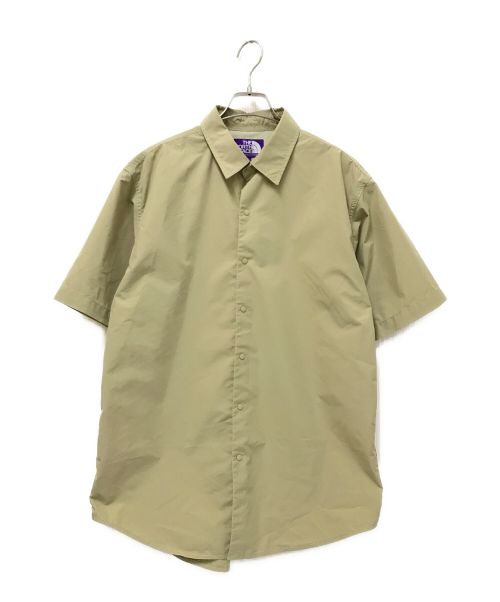 THE NORTHFACE PURPLELABEL（ザ・ノースフェイス パープルレーベル）THE NORTHFACE PURPLELABEL (ザ・ノースフェイス パープルレーベル) Typewriter H/S Shirt ベージュ サイズ:Lの古着・服飾アイテム