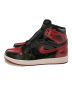 中古・古着 NIKE (ナイキ) AIR JORDAN １RETRO HIGH OG ”PATENT BRED” ブラック×レッド サイズ:26.5 未使用品：23000円