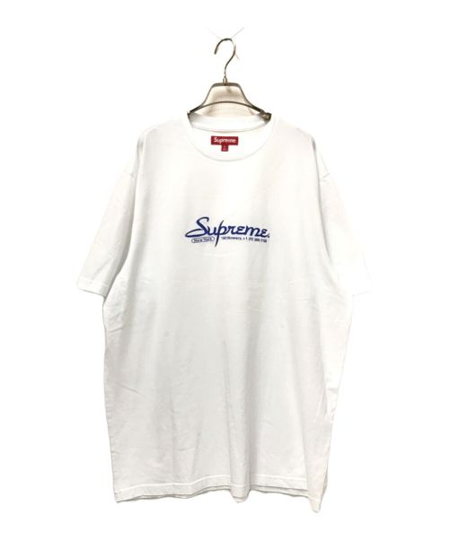 SUPREME（シュプリーム）SUPREME (シュプリーム) Contact S/S Top ホワイト サイズ:XLの古着・服飾アイテム