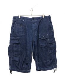 Engineered Garments×BEAMS PLUS（エンジニアド ガーメンツ×ビームスプラス）の古着「別注BDU 3/4shorts denim」｜インディゴ