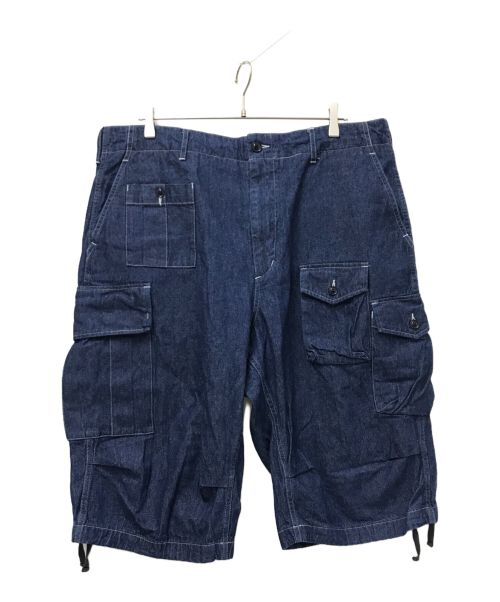 Engineered Garments（エンジニアド ガーメンツ）Engineered Garments (エンジニアド ガーメンツ) BEAMS PLUS (ビームスプラス) 別注BDU 3/4shorts denim インディゴ サイズ:XSの古着・服飾アイテム