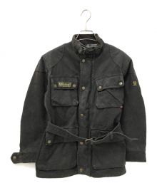 BELSTAFF（ベルスタッフ）の古着「TRIALMASTER WAXED JACKET」｜ブラック