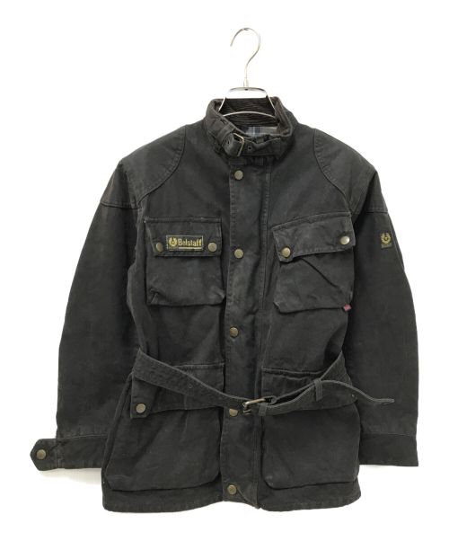 BELSTAFF（ベルスタッフ）BELSTAFF (ベルスタッフ) TRIALMASTER WAXED JACKET ブラック サイズ:10の古着・服飾アイテム