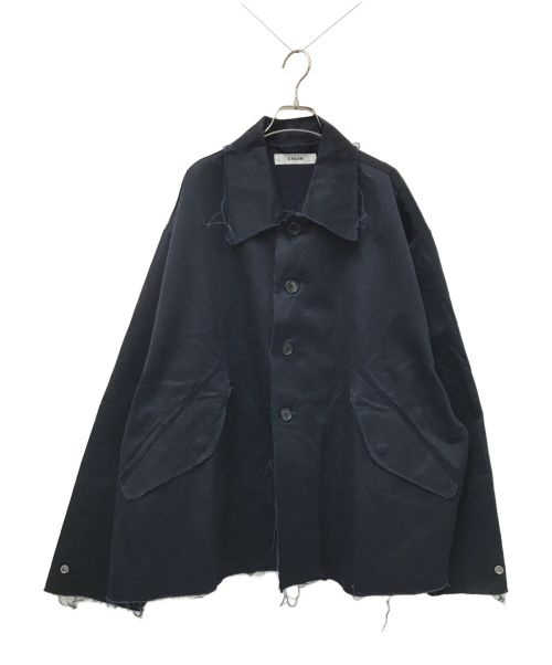 COLIN（コリン）COLIN (コリン) CUT OFF HALF TRENCH BLOUSON ネイビー サイズ:Mの古着・服飾アイテム