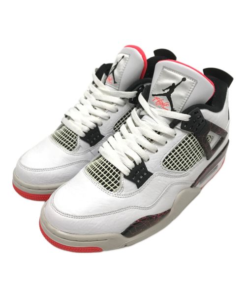 NIKE（ナイキ）NIKE (ナイキ) AIR JORDAN 4 RETRO ホワイト×レッド サイズ:28.0cmの古着・服飾アイテム